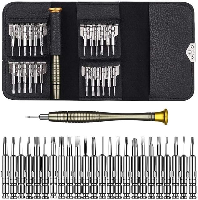 25 in 1 Precision Magnetic Screwdriver Set, Professional Repair Tools Kit with Portable, Screw Driver Set for iPhones, Computer, PC, Tablet, Smartphone and Other Electronices etc