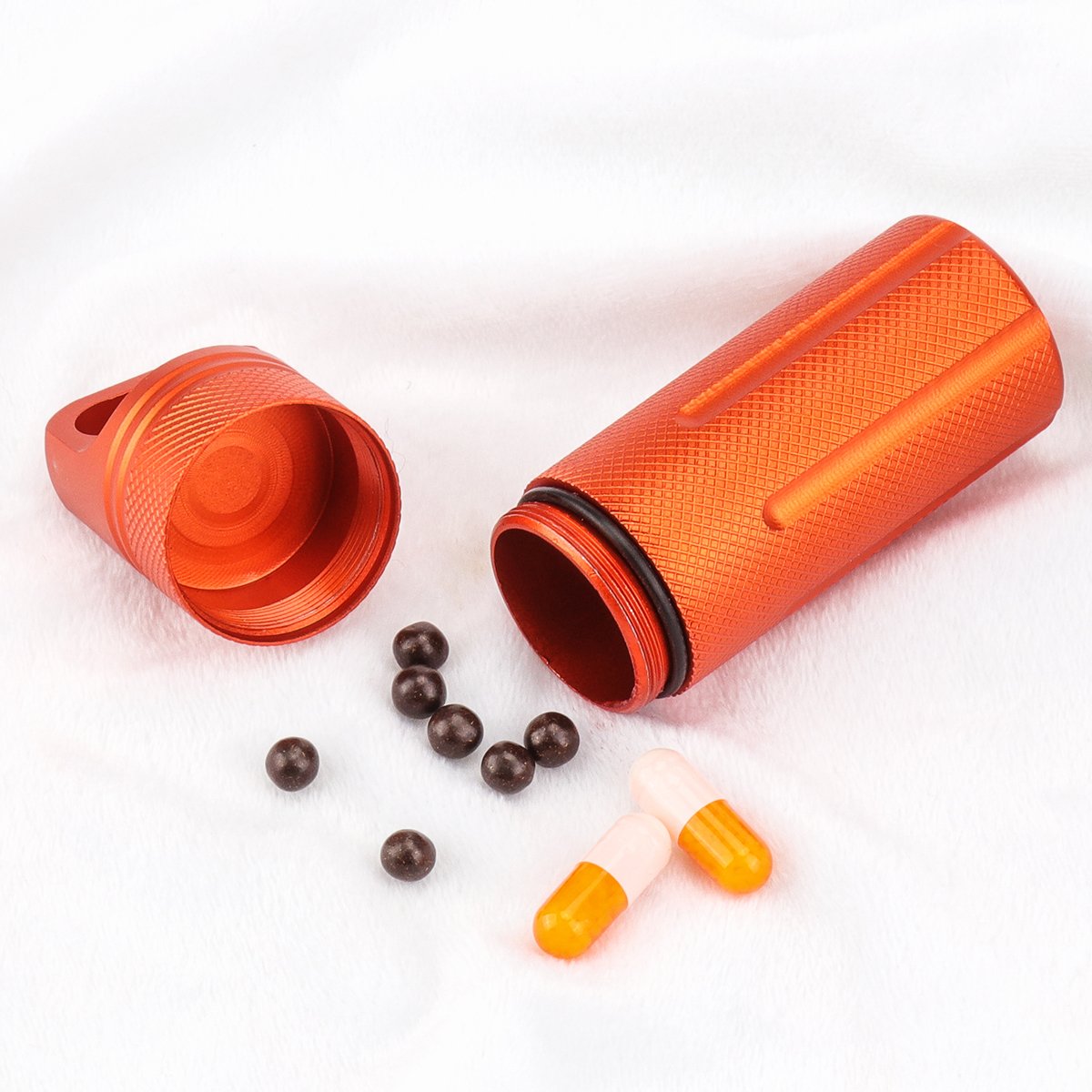 Boîte étanche Militaire En Aluminium - Parfaite Pour Rangement EDC, Survivaliste Ou Médicaments - 9.8x3x3 Cm