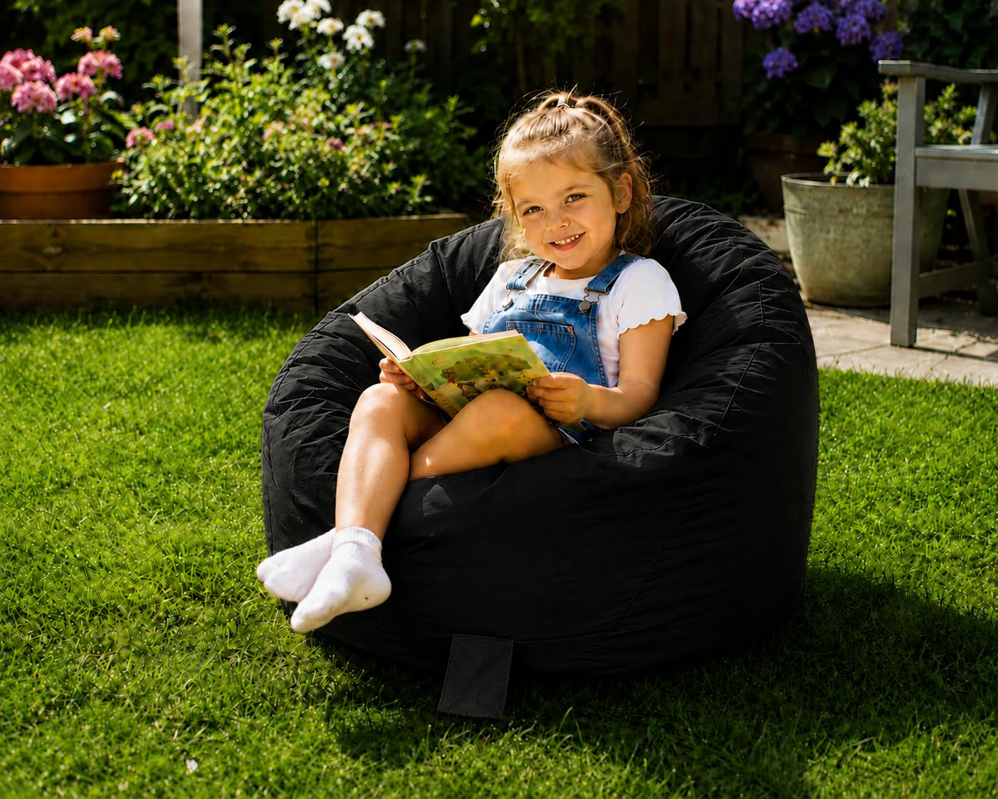 MaxiBean Large Bean Bag Chair for Kids and Children, Gaming BeanBag Cushion with Filling Beans Included - Image 5
