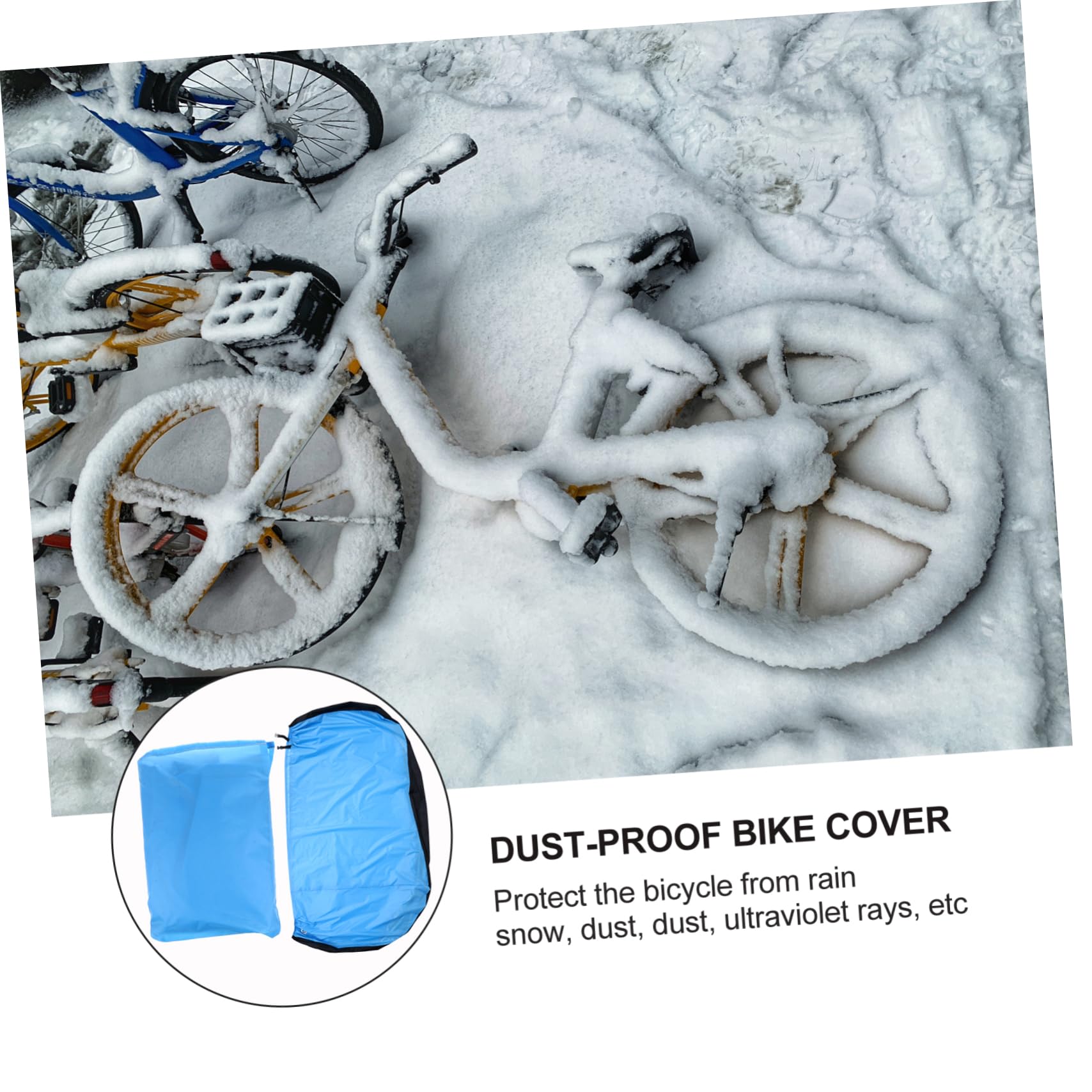 Anneome 1stk Fahrradabdeckung Staubdichte Abdeckung Für Fahrrad Fahrradschutz Fahrrad Regenschutz Wasserdichtes Fahrrad Abdeckung Für Heimtrainer Fahrradunterstand Plane Blue Schirmtuch