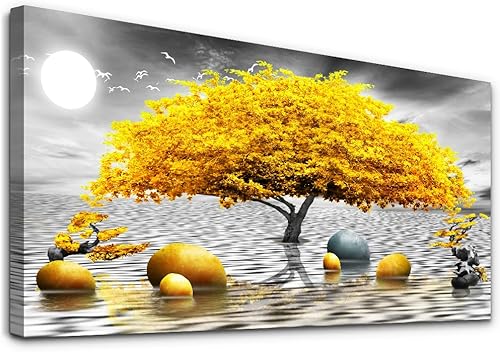 Miniatura 11 de MHARTK66 Lienzo decorativo de pared para sala de estar, decoración de pared grande para oficina, dormitorio, póster, impresiones artísticas, sol,