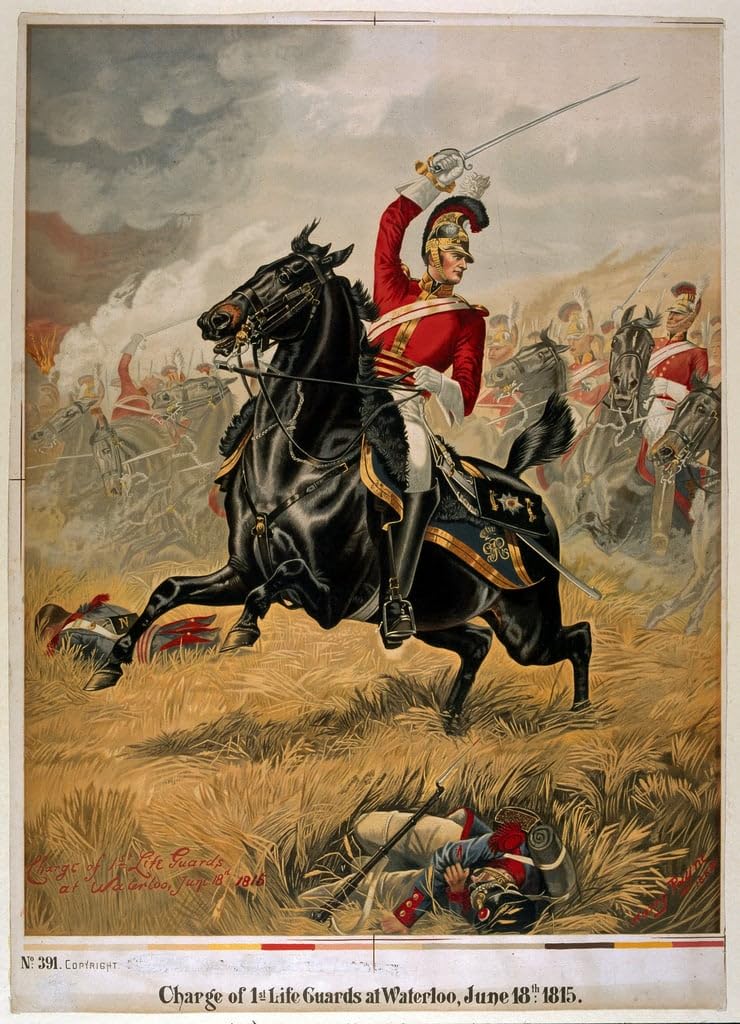Póster artístico Carga de los salvavidas de Waterloo para renovar las paredes de casa 5