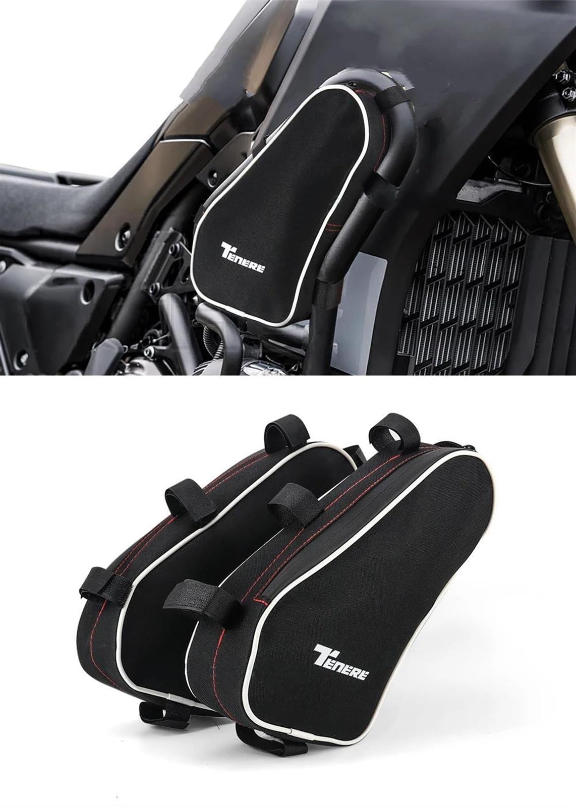 Borsa Per Barre Paramotore Per T7 Tenere 700 2019-2024, Kit Porta Attrezzi Per Riparazione Telaio Paraurti Kit di attrezzi la conservazione
