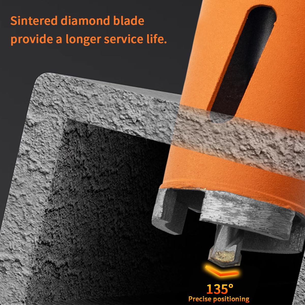 Sega A Tazza Diamantata Meccion Con Punta Pilota - Fori Precisi In Cemento E Muratura