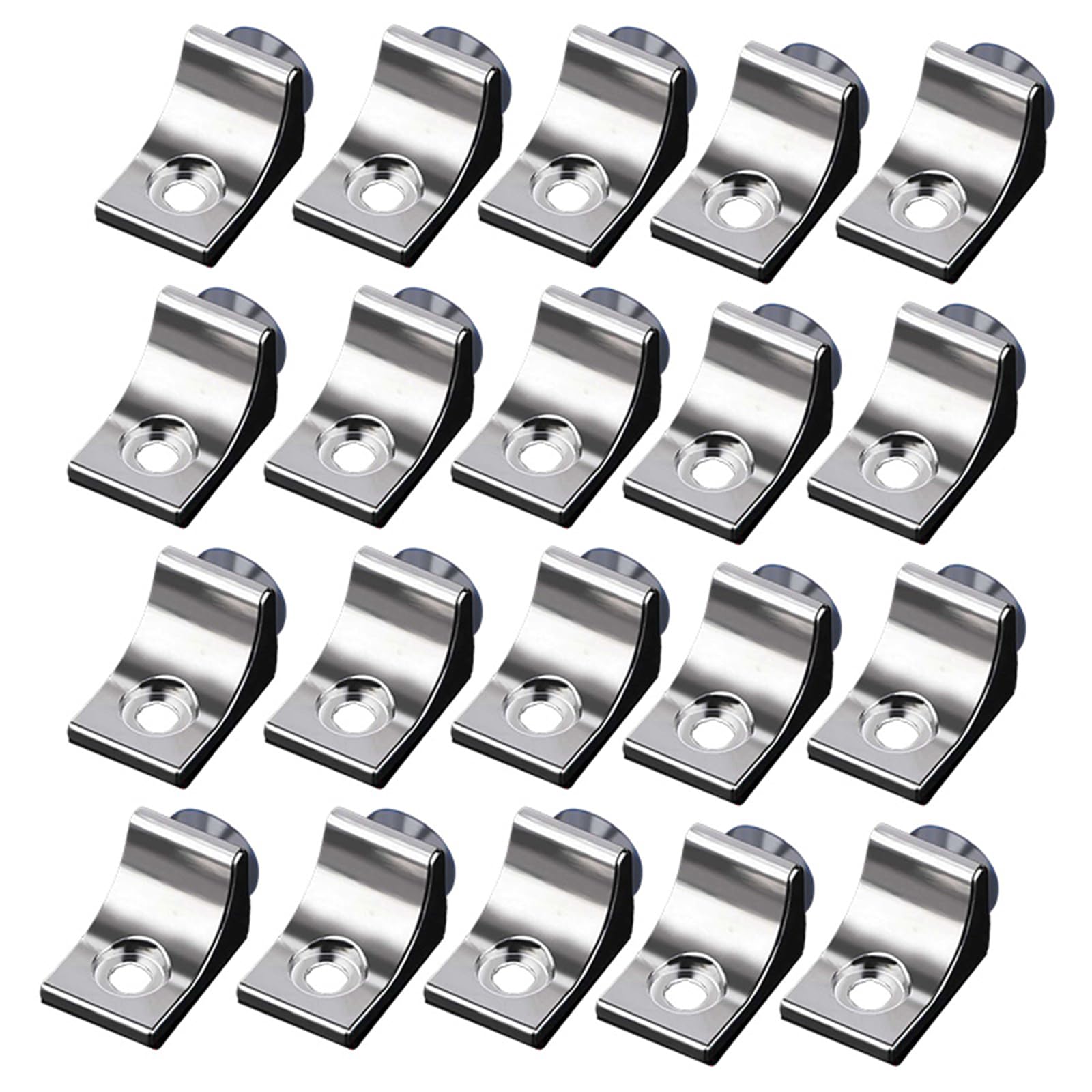 20Pcs Modifiable Shelf Backs Strong Metal Closet Planner Parentheses for Cupboard Shelving Closet Shelf Parentheses Strong