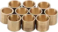 Ferrules para tacos de sinuca, 10 peças de ponteiras de bilhar ponta de sinuca de cobre acessórios de ferramenta de reparo para reparo de tacos de bilhar (9 mm 【sem dentes】), gteghcmv29-11