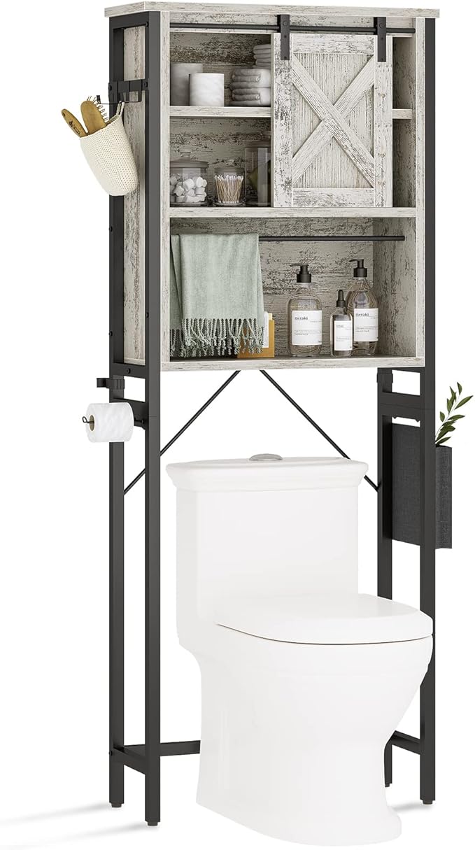 Itaar Over The Toilet Storage Farmhouse Bathroom
