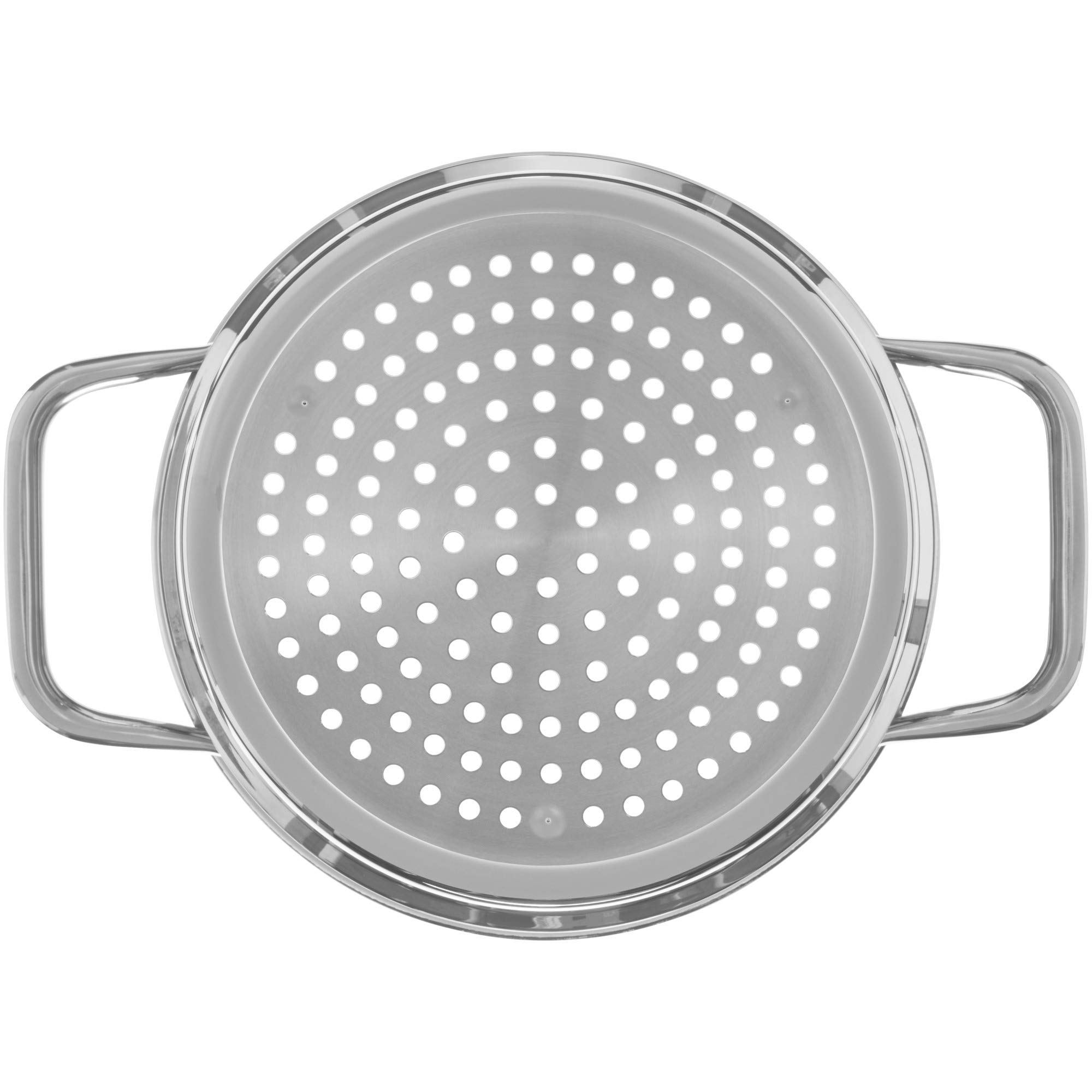 WMF Compact Cuisine parowar do warzyw/ziemniaków 16 cm, wkład parowy do garnków, wkładka na parze ze stali szlachetnej Cromargan, nadaje się do mycia w zmywarce