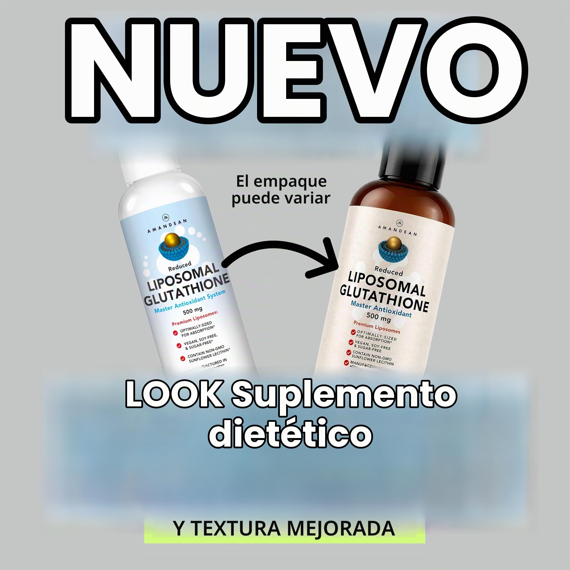 para que es liposomal glutathione Suplemento Glutatión | Líquido Reducido Setria® L Glutatión 500mg | Apoyo inmunológico, Función cerebral, Anti-Envejecimiento, Desintoxicación, Salud de la Piel | Lecitina de Girasol sin OGM Size:31 Day Supply - BDL This ingredient aids in Chronic upper respiratory issues On-the-Go