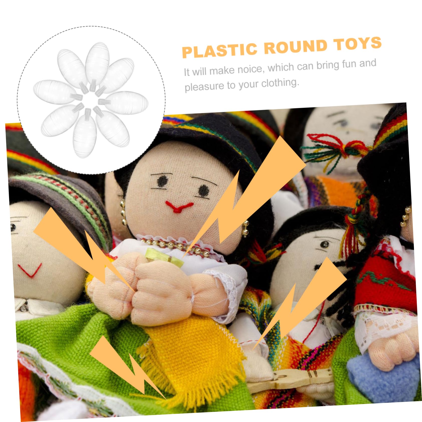 GALPADA 30Pcs Dual Tone Whistles Squeaky for DIY Clothing Decor and Fun Accessories Compact Plastic Sound for Creative Projects