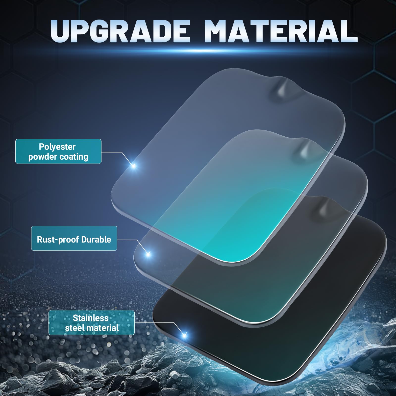 Fenglesha Fuel Filler Gas Door Cover Replacement for Toyota Tundra 10/2003-2006 6.5 Foot Bed Double Cab Replace 77305-0C040