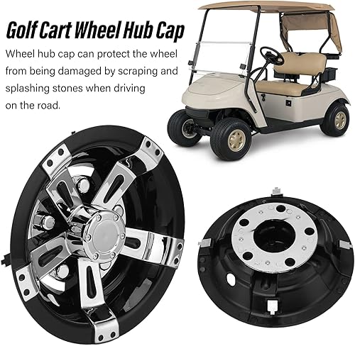 Miniatura 7 de Cubierta de cubo de rueda, 8 pulgadas, ligera, 4 unidades, duradero, tapacubos para reparación