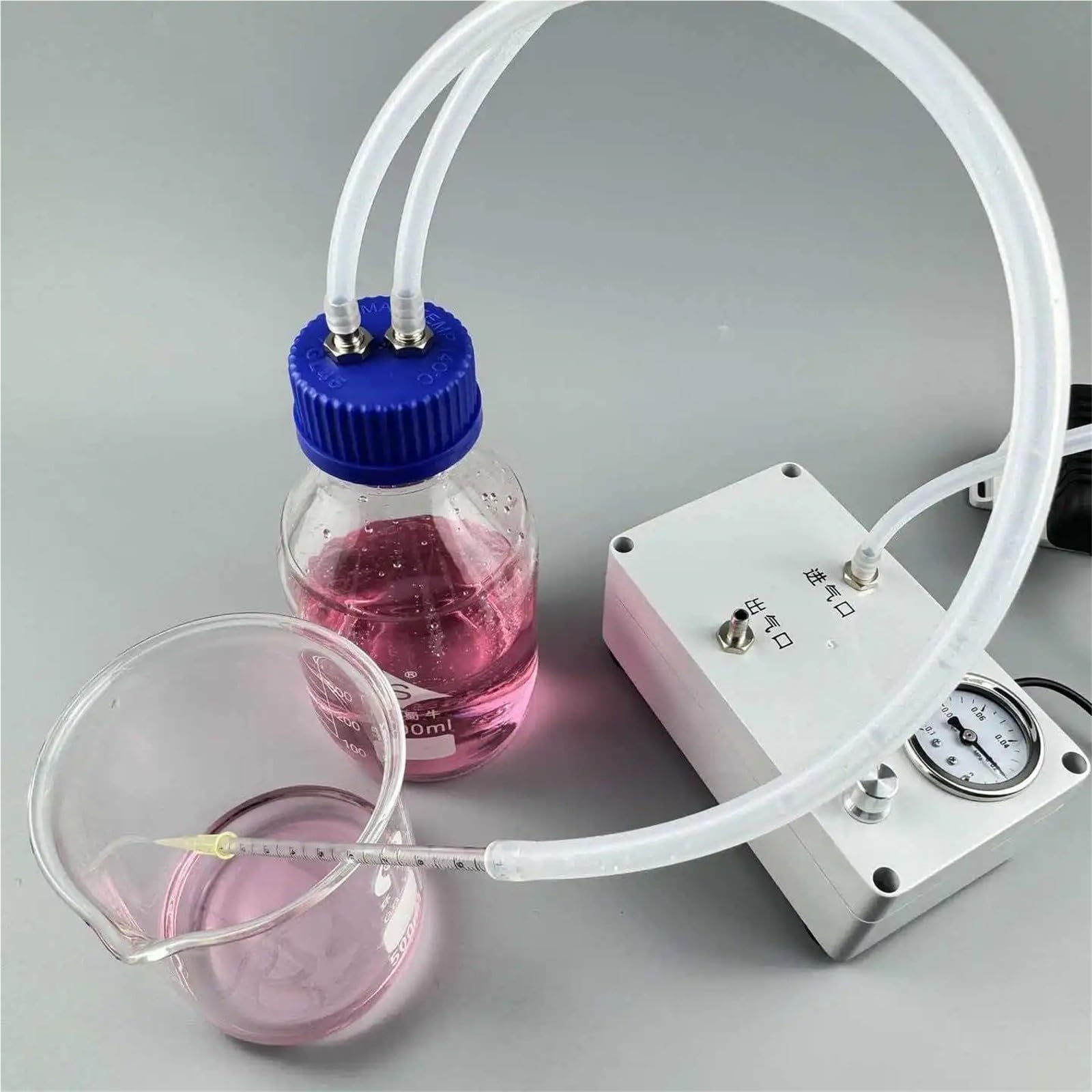 Laboratoryjna elektryczna pompa próżniowa -80KPa regulowane natężenie przepływu