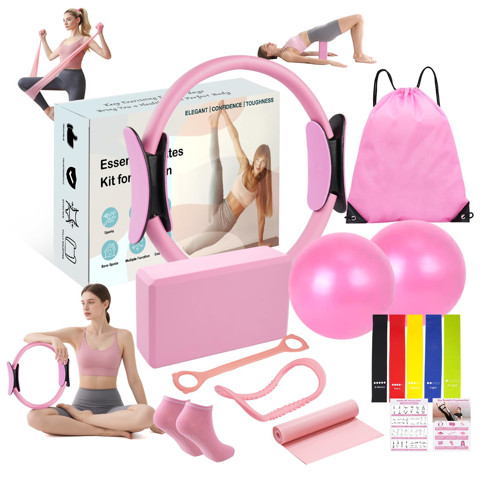 OUNAN 14‑in‑1 Pilates Kit