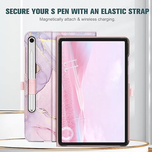 Miniatura 24 de Fintie Funda para Samsung Galaxy Tab S10 Lite/S10 FE/ S9 FE 5G 10.9 pulgadas/Tab S9 de 11 pulgadas con soporte para S Pen, cubierta protectora