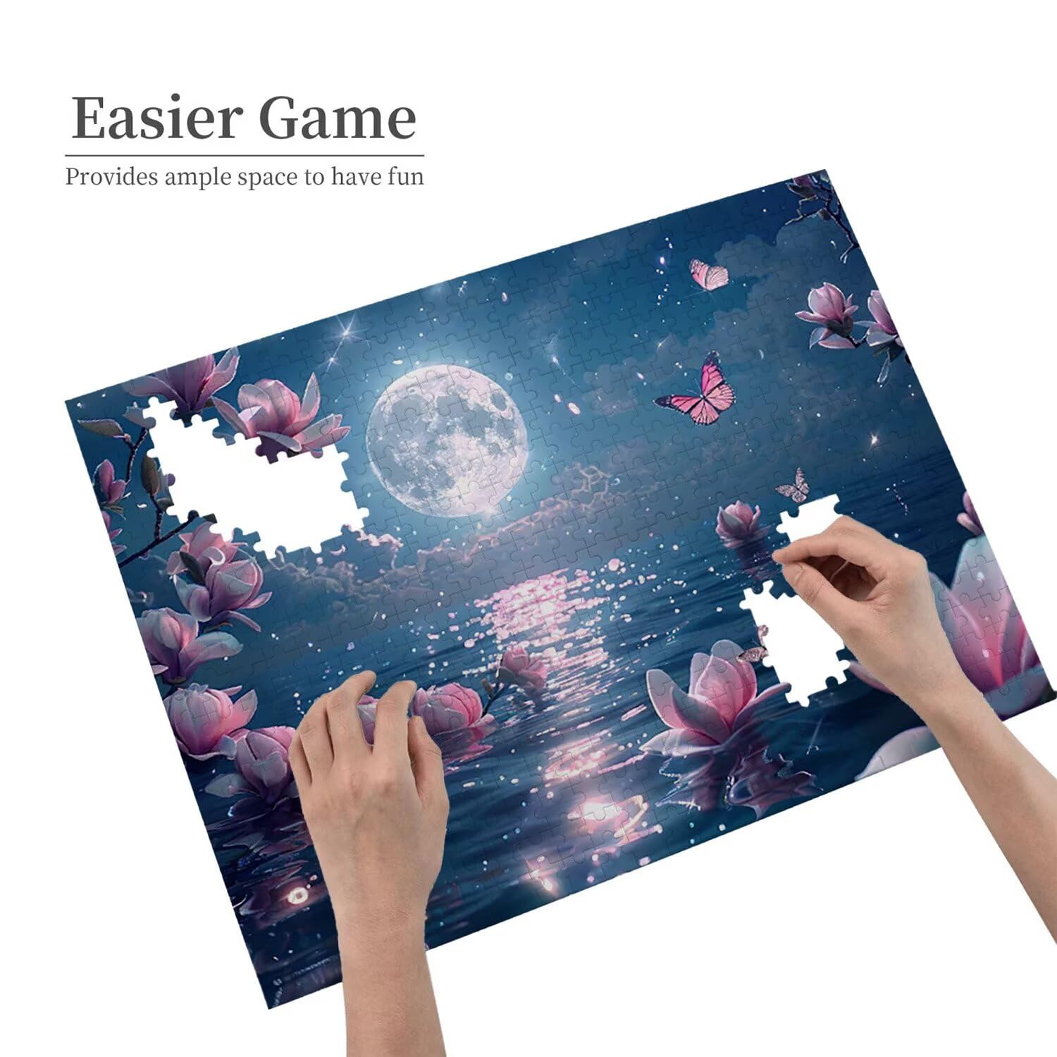 Luna Orchidea di giarda - Puzzle 6000 Pezzi per Adulti - Puzzle fai da te, Intrattenimento Creativo, Arte Moderna, Puzzle Classico per Adulti e Ragazzi dai 12 anni, Regalo Uomo e Donna 179x105cm a-926