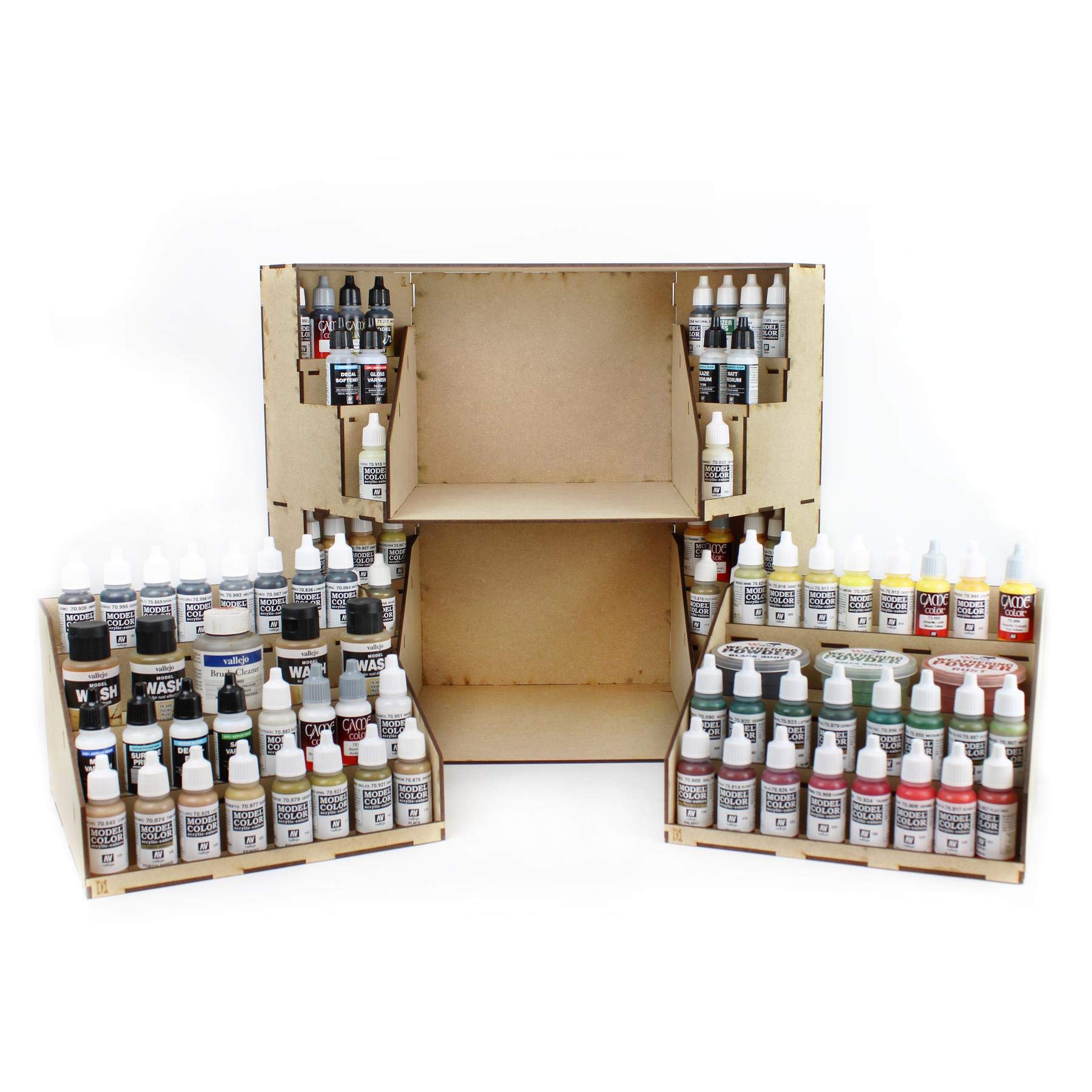 War World Gaming Modułowa stacja lakiernicza MDF – narożnik – miniaturowe malarstwo miniaturowe figurki diorama kolej kolejowa modelowanie hobbyści