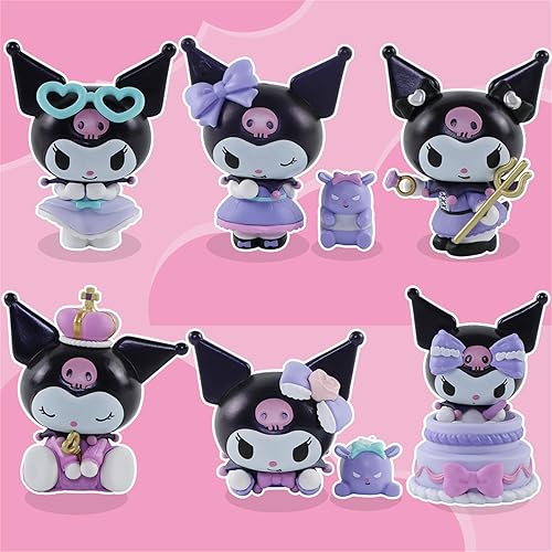 Miniatura 5 de Lindas figuras de anime, muñeca de anime, decoración de Roon, regalos de cumpleaños (6 piezas)