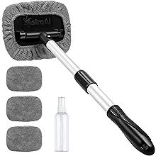 AstroAI Microfiber Car Window Cleaner Rectangle Gray