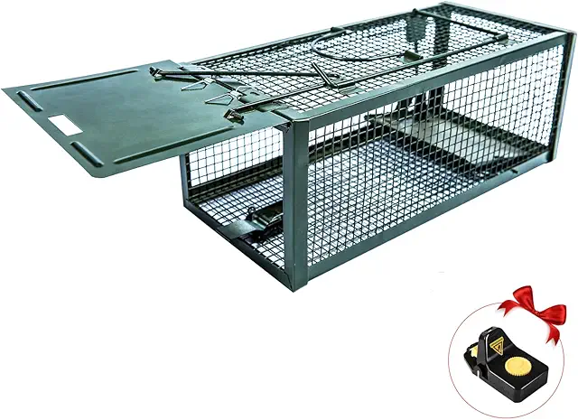 Cage Piège à Rats T-RAPUTA - Capture Souris, Écureuils, Lapins et Rongeurs