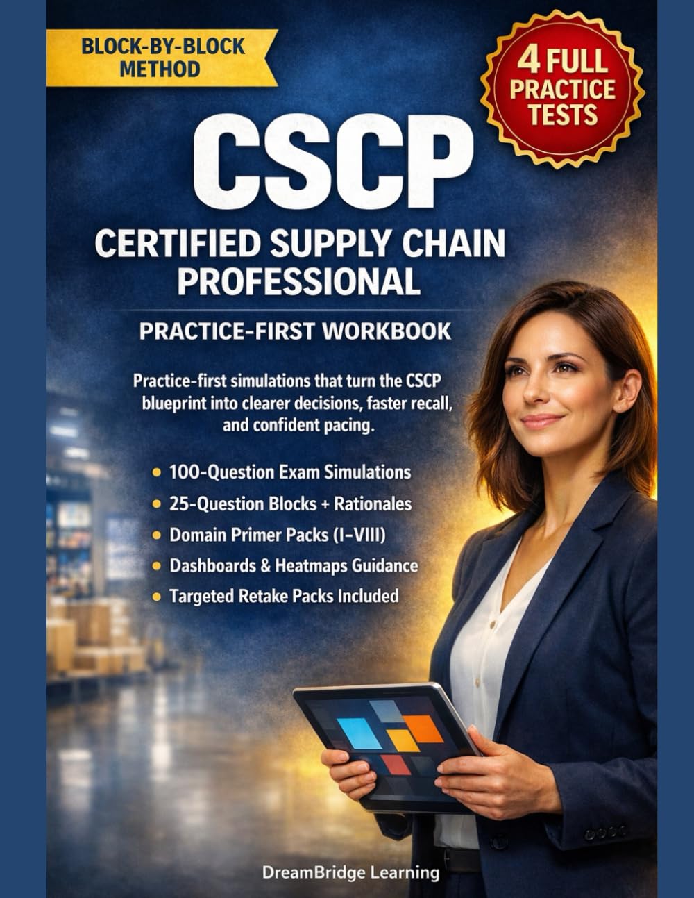 CSCP CERTIFIED SUPPLY CHAIN PROFESSIONAL PRACTICE-FIRST WORKBOOK: Exam-grade scenarios, deep rationales, retake workflows, and end-to-end decision training for the Certified Supply Chain exam