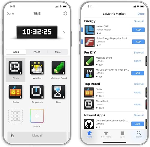 Miniatura 5 de Reloj de tiempo con WiFi para Smart Home Lametric