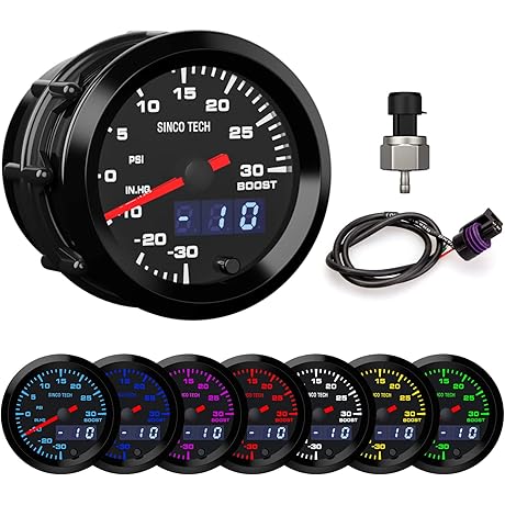 Precision Boost Gauge Digital: Accurate + Customizable Display