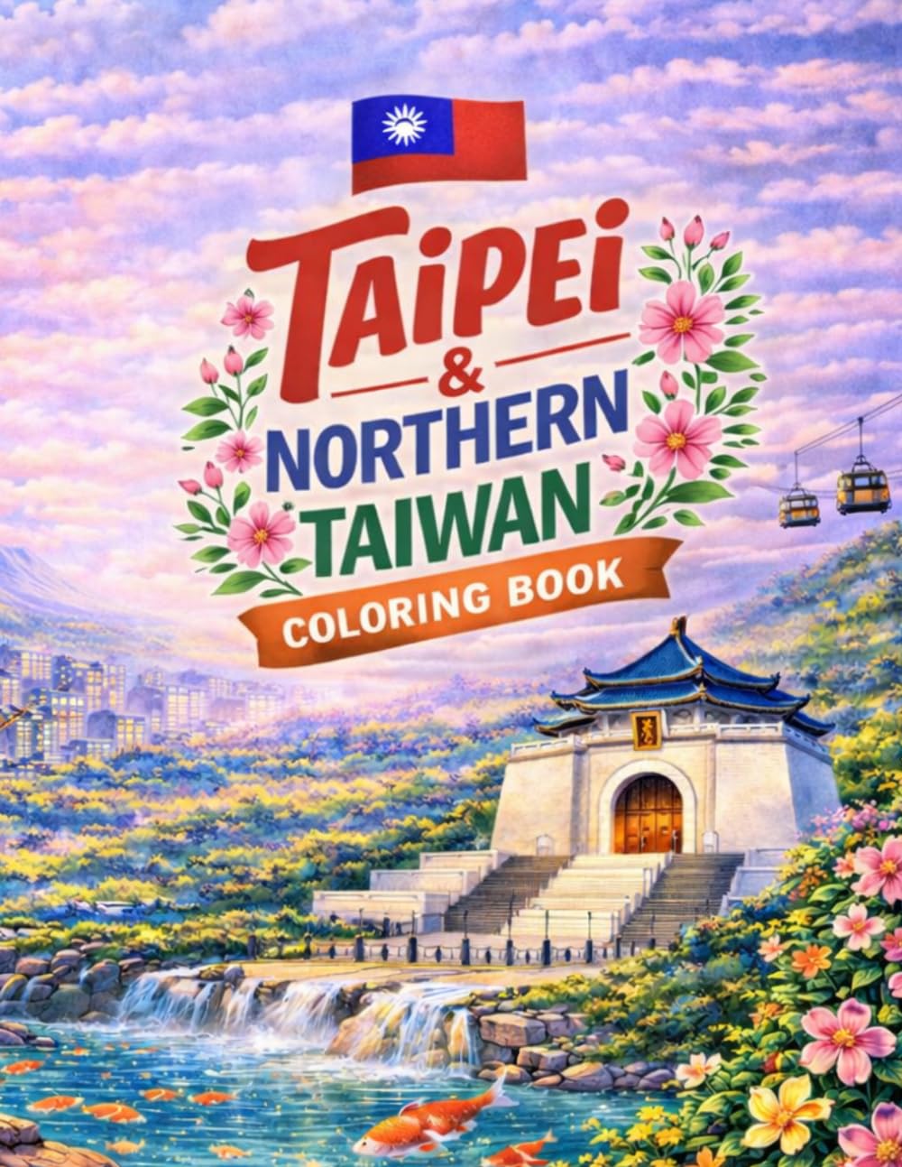 台北＆北台湾の美しい風景 塗り絵ブック