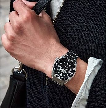 Seiko Analog Black Dial Men's Watch-SRPD55K1 : Amazon.in: Fashion