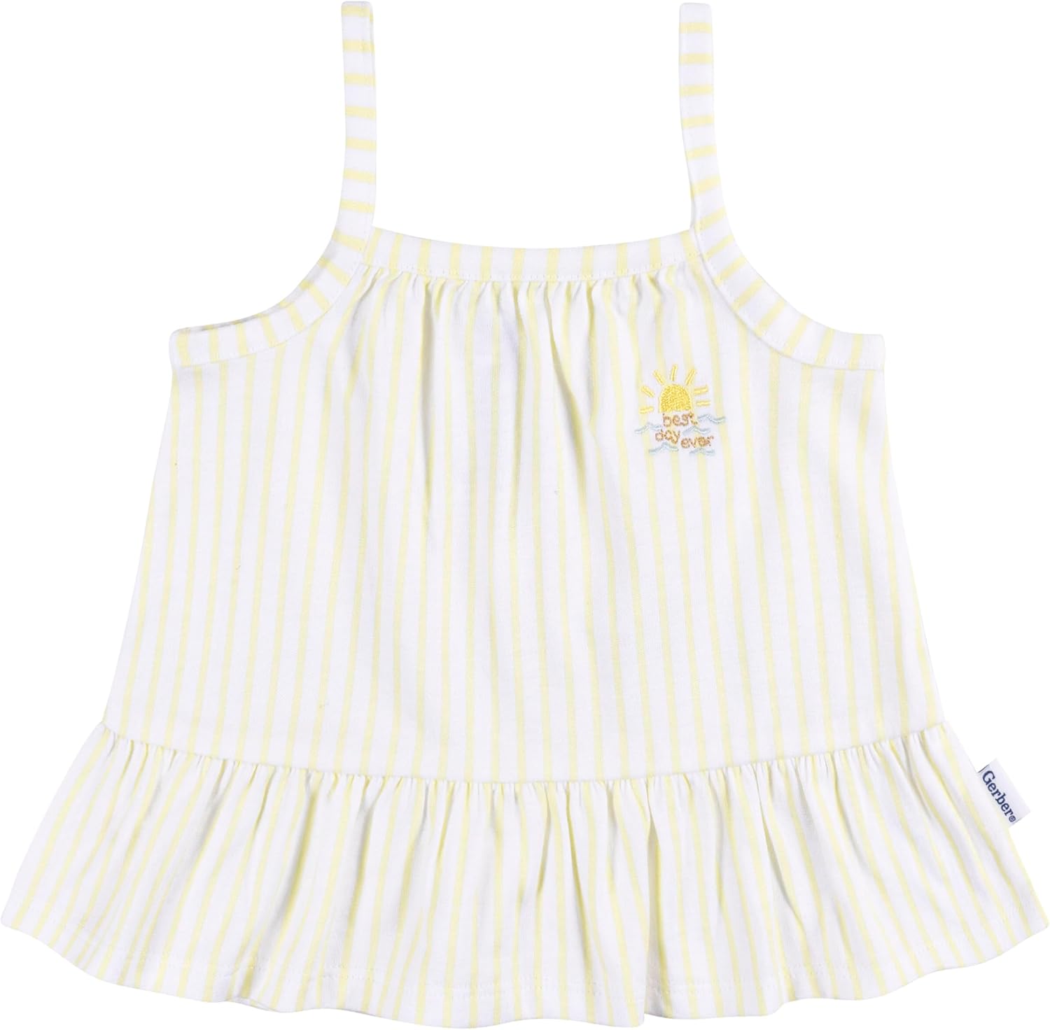 Gerber baby-girls Sleeveless Tunic Top and Diaper Cover Set - Image 3