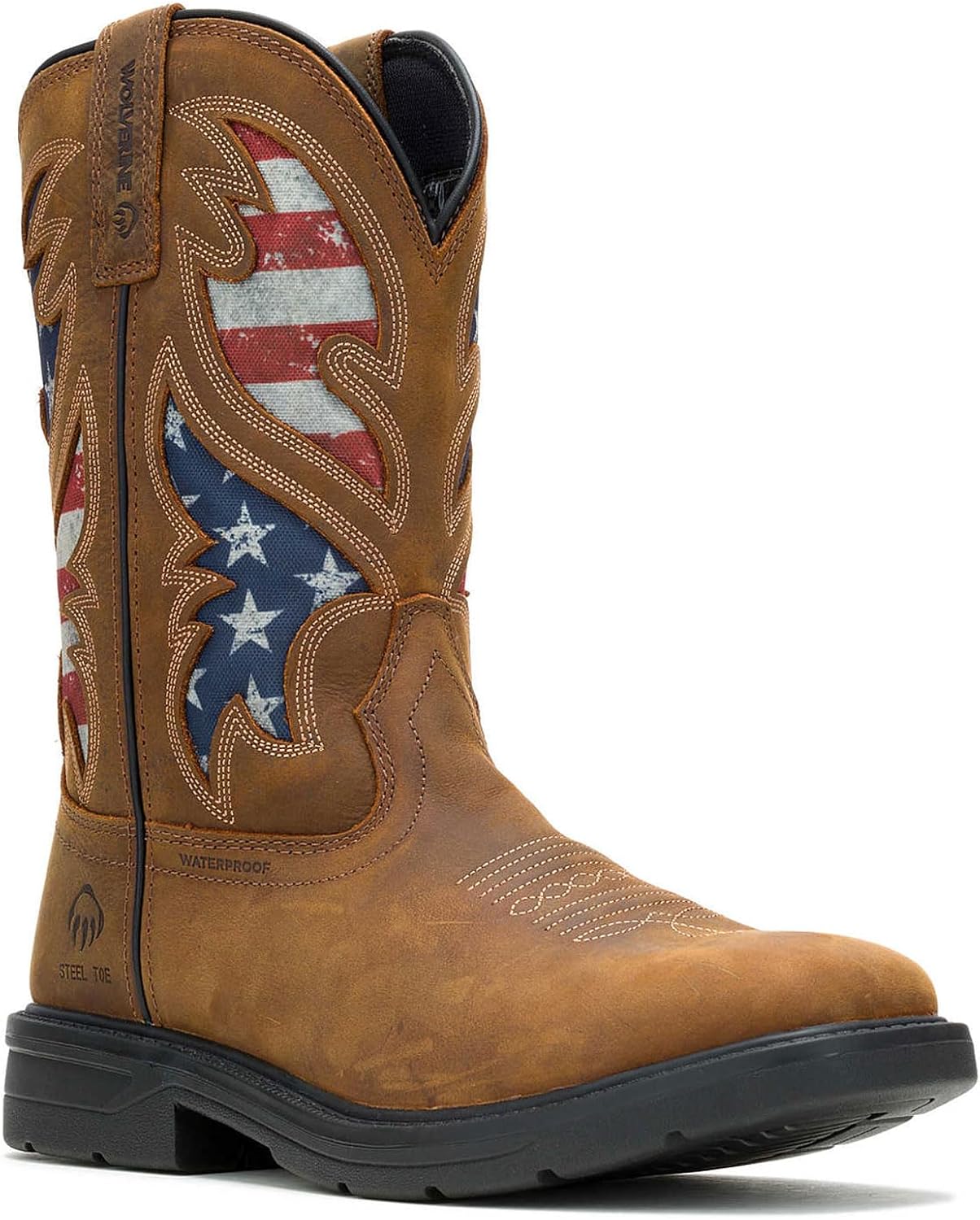 Wolverine Rancher Flag Steel Toe Wellington