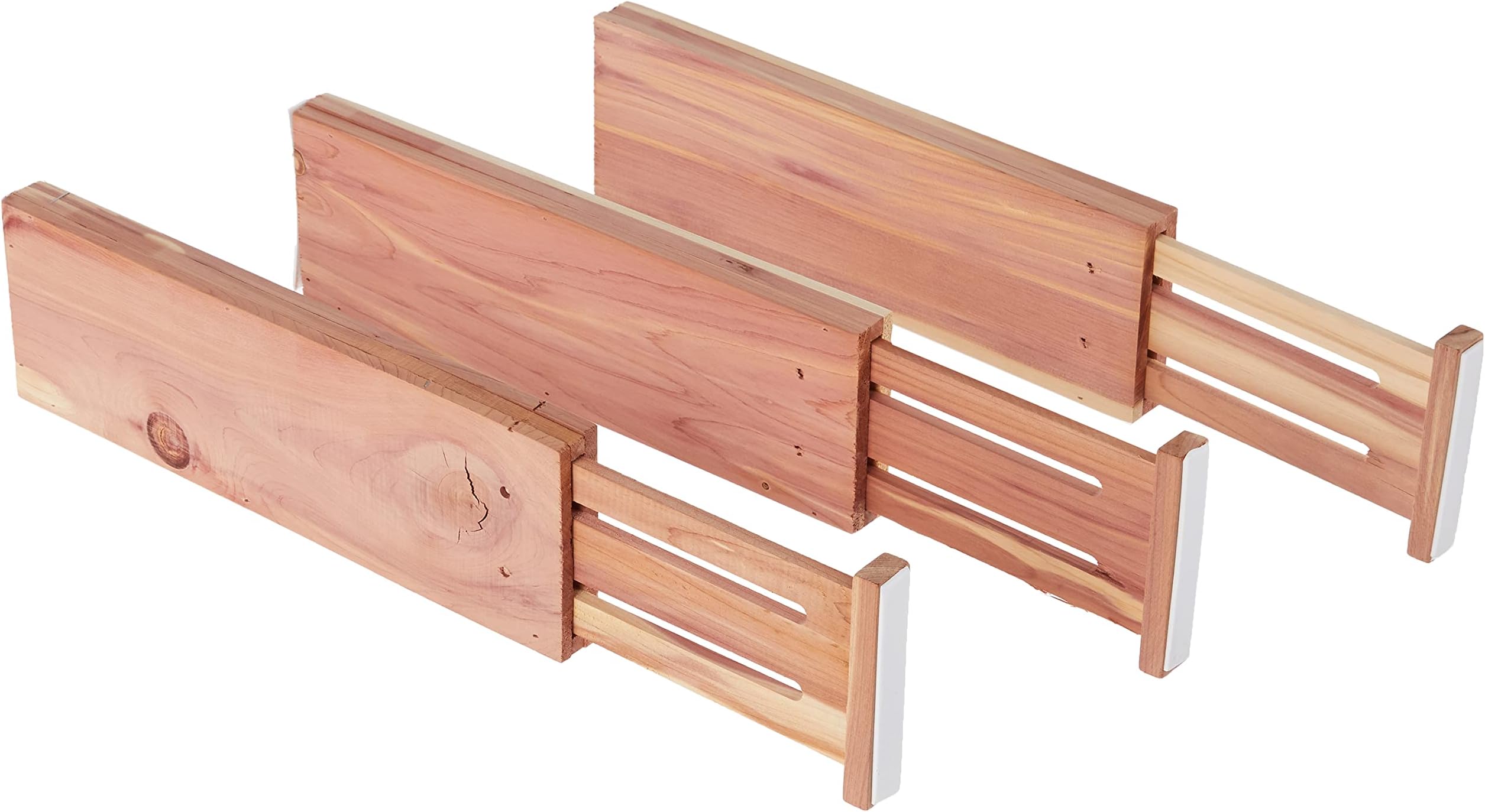 Axis International Marketing Drawer 3 pc Cedar Expandable, 3pc Dresser Divider