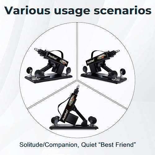 Miniatura 6 de AUXFUN - Máquina sexual automática de empuje con conector 3XLR juguetes sexuales manos libres, juguetes sexuales para parejas, adultos, hombres