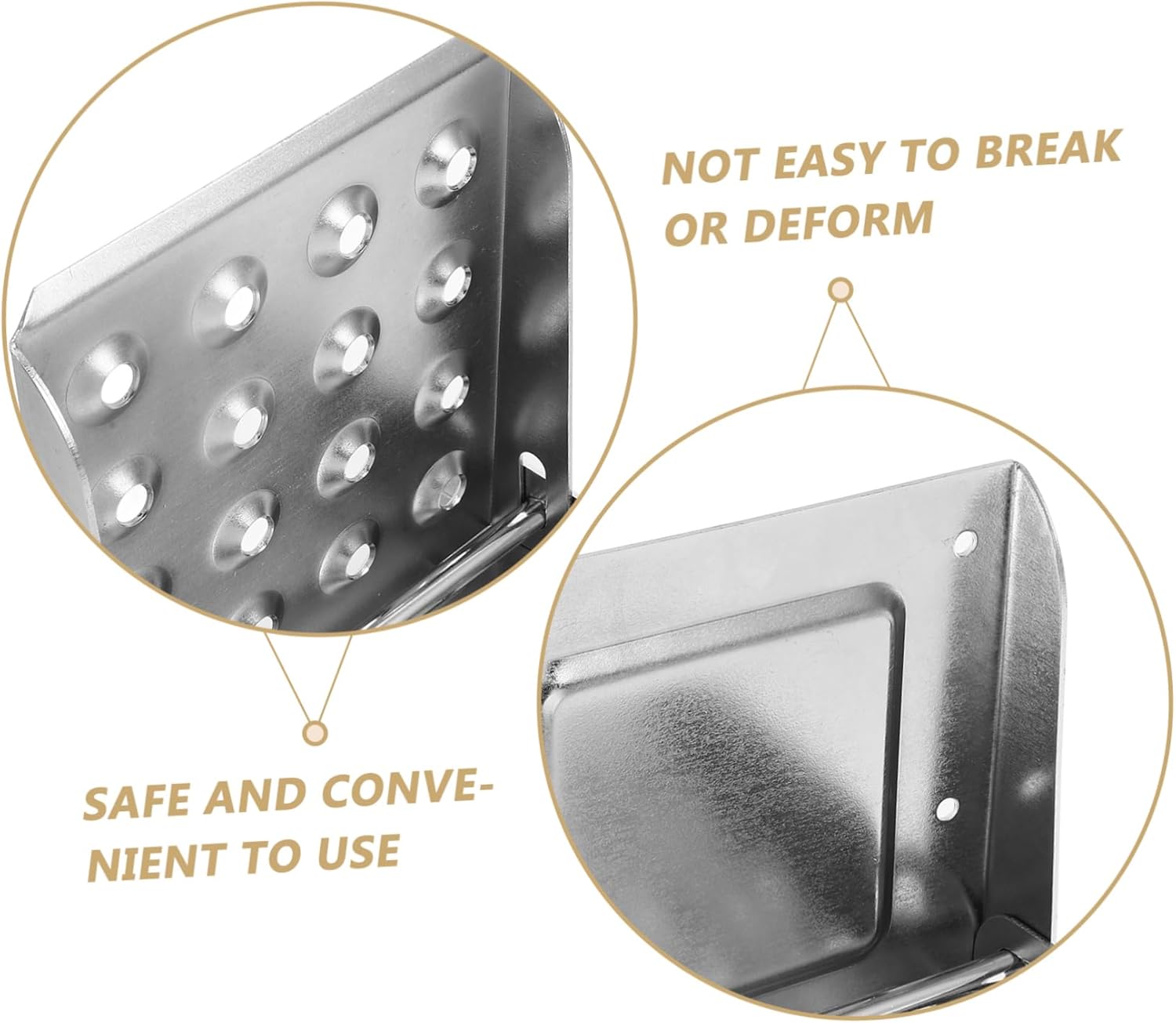 Heavy Duty Stainless Steel Adjustable Foot Pedal Step for Trucks Trailers Boats Non- Utility Ladder for Easy Access to Containers and Elevated Areas Simple Tool Installation