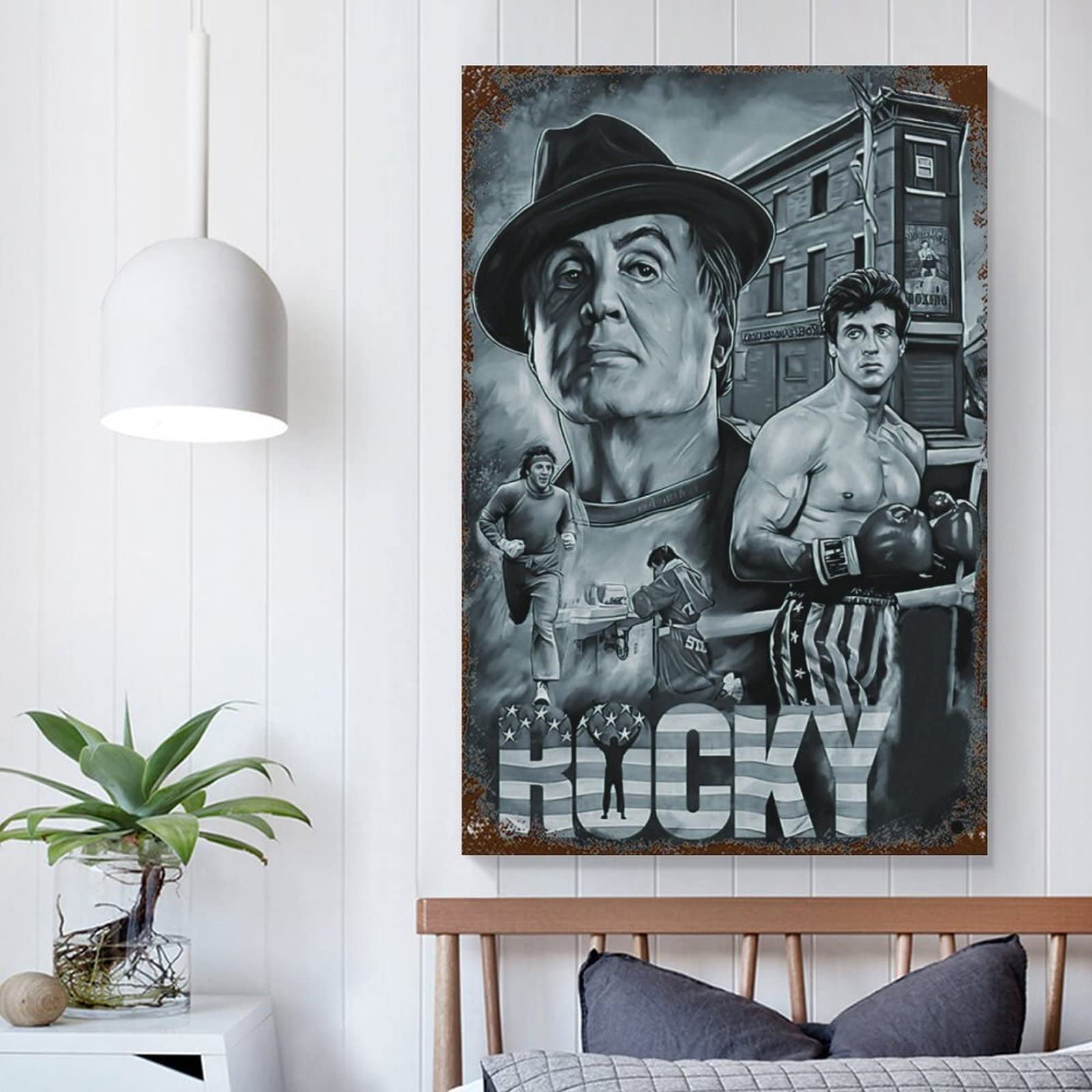ZZXCHG Impression Sur Toile 60x80 Ian McShane Seth Bullock