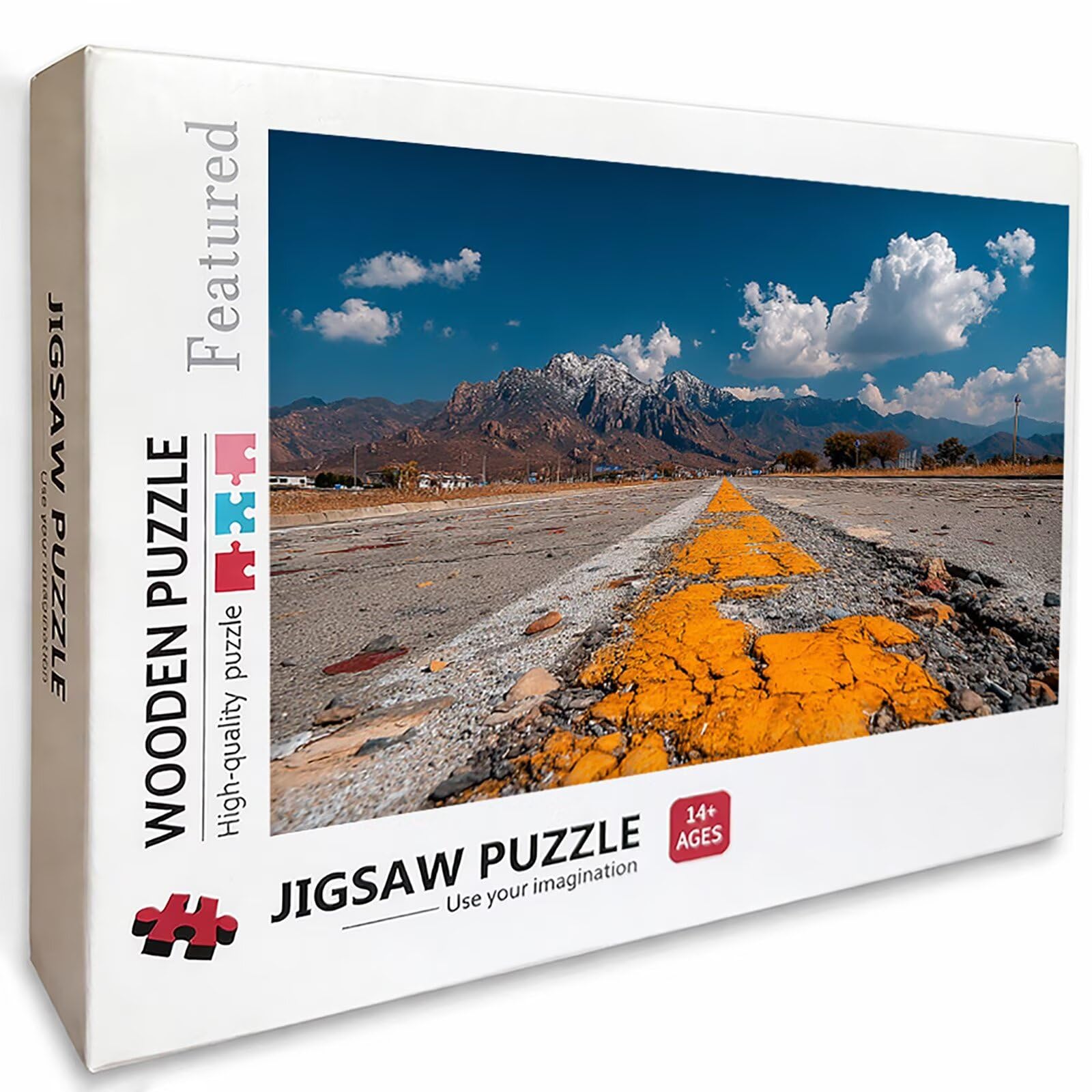 Widok ulicy Puzzle 6000 sztuk dla dorosłych, drewniane puzzle z pudełkiem 179 x 105 cm, pomysł na prezent dla kobiet, zabawne gry rodzinne, gry wyzwania, wykwintne pudełko upominkowe, wystrój domu