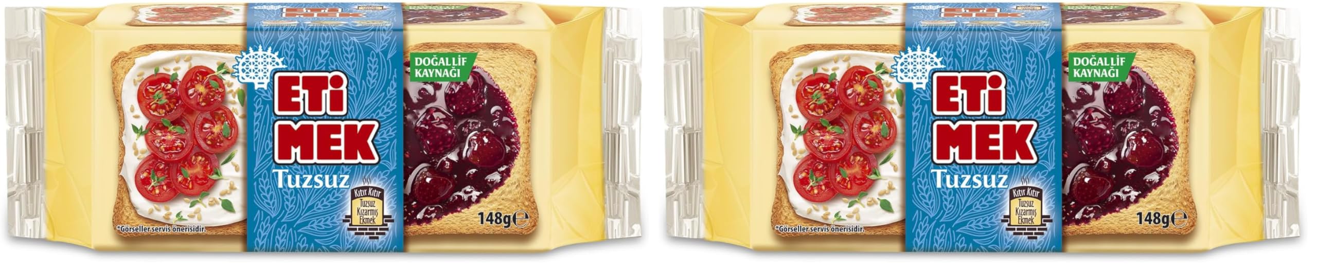 Etimek Tuzsuz Kızarmış Ekmek 148 g x 12 Adet (2 paketi)