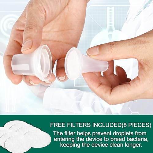 Miniatura 5 de Dispositivo de ejercicio respiratorio Giyosk para los pulmones, dispositivo de expansión pulmonar y alivio de mucosidad, ejercitador de respiración