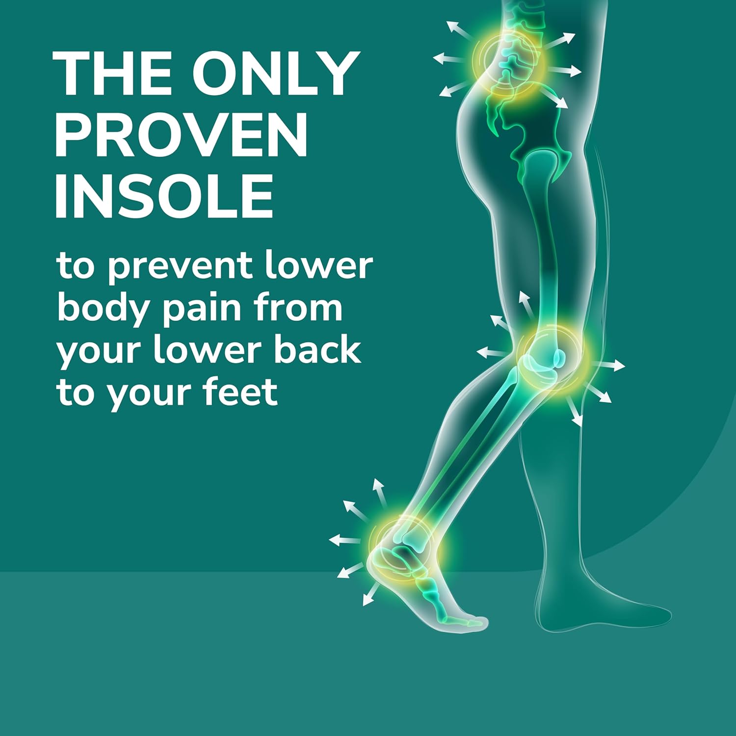 Dr. Scholl's Prevent Pain Protective Insoles, Protect Against Foot, Knee, Lower Back Pain, Promote Foot Health & Wellness, Trim to Fit Insert, Women Shoe Size 8-14, 1 Pair - Image 3