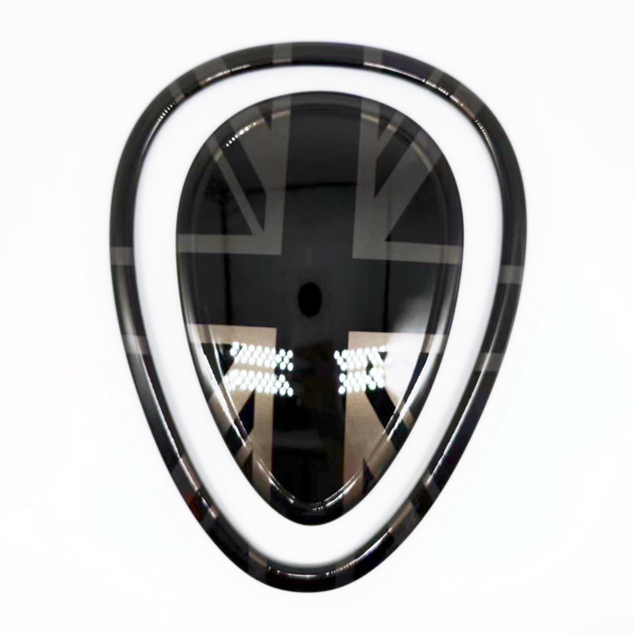 Per Mini Cooper Accessori Decorazione ABS Cruscotto Pannello Strumenti Griglia di Aerazione Esterna Coperchio Protettivo, per Serie F 2014-2024 (Union Jack GG)
