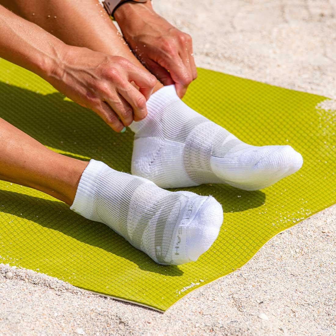 Zensah Uomo Compressione Wool Running Socks, Uomo, Wool Running Socks