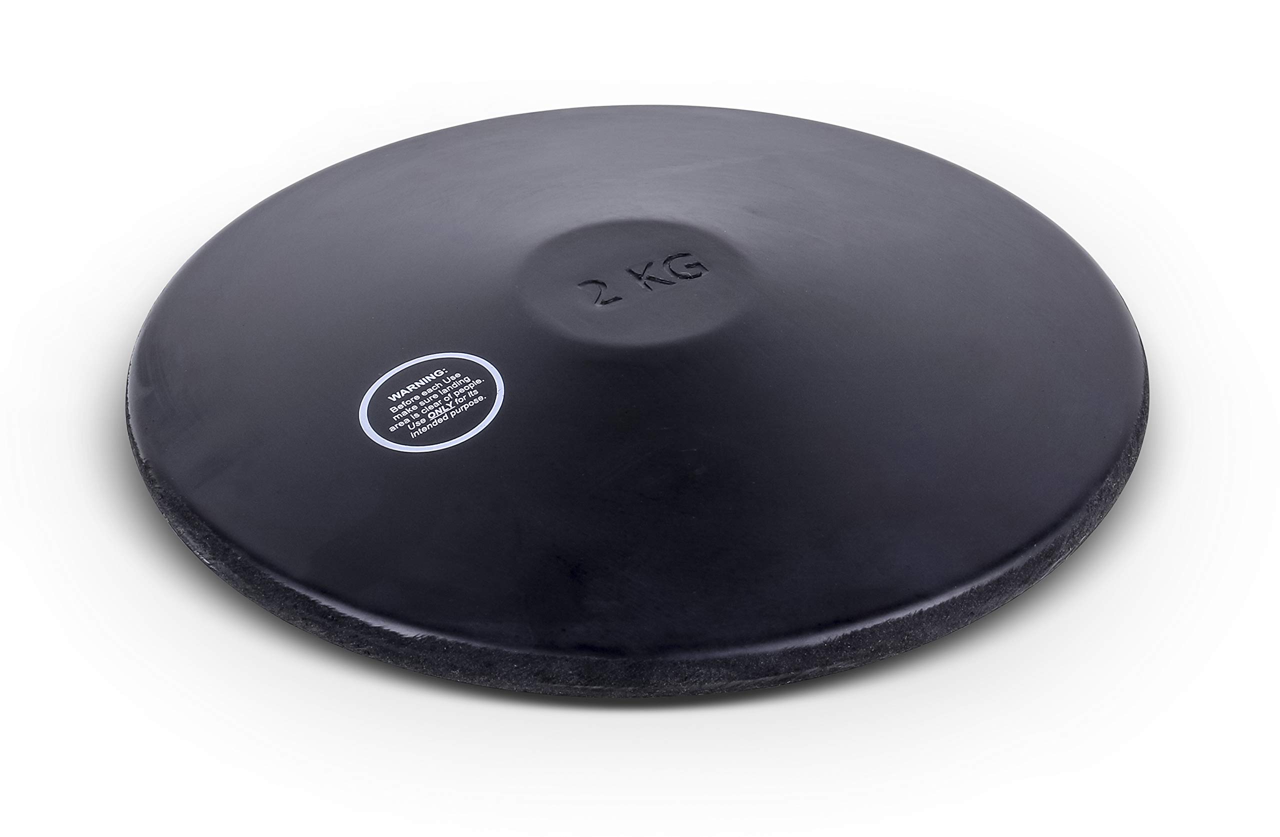 HAEST VINEX Disco de Entrenamiento de Caucho Negro - Lanzamiento de Disco - 0,35 kg - 0,50 kg - 0,60 kg - 0,75 kg - 0,80 kg - 1,00 kg - 1,25 kg - 1,50 kg - 1,75 kg - 2,00 kg