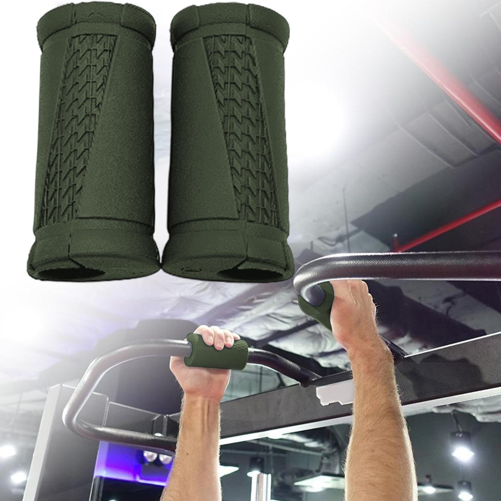 Fat Grips - 1 Paio di impugnature per Manubrio, Adattatore per bilanciere, Palestra, Allenamento di, Gomiti, Polsi, Braccia, bicipiti, tricipiti, Donne e Uomini