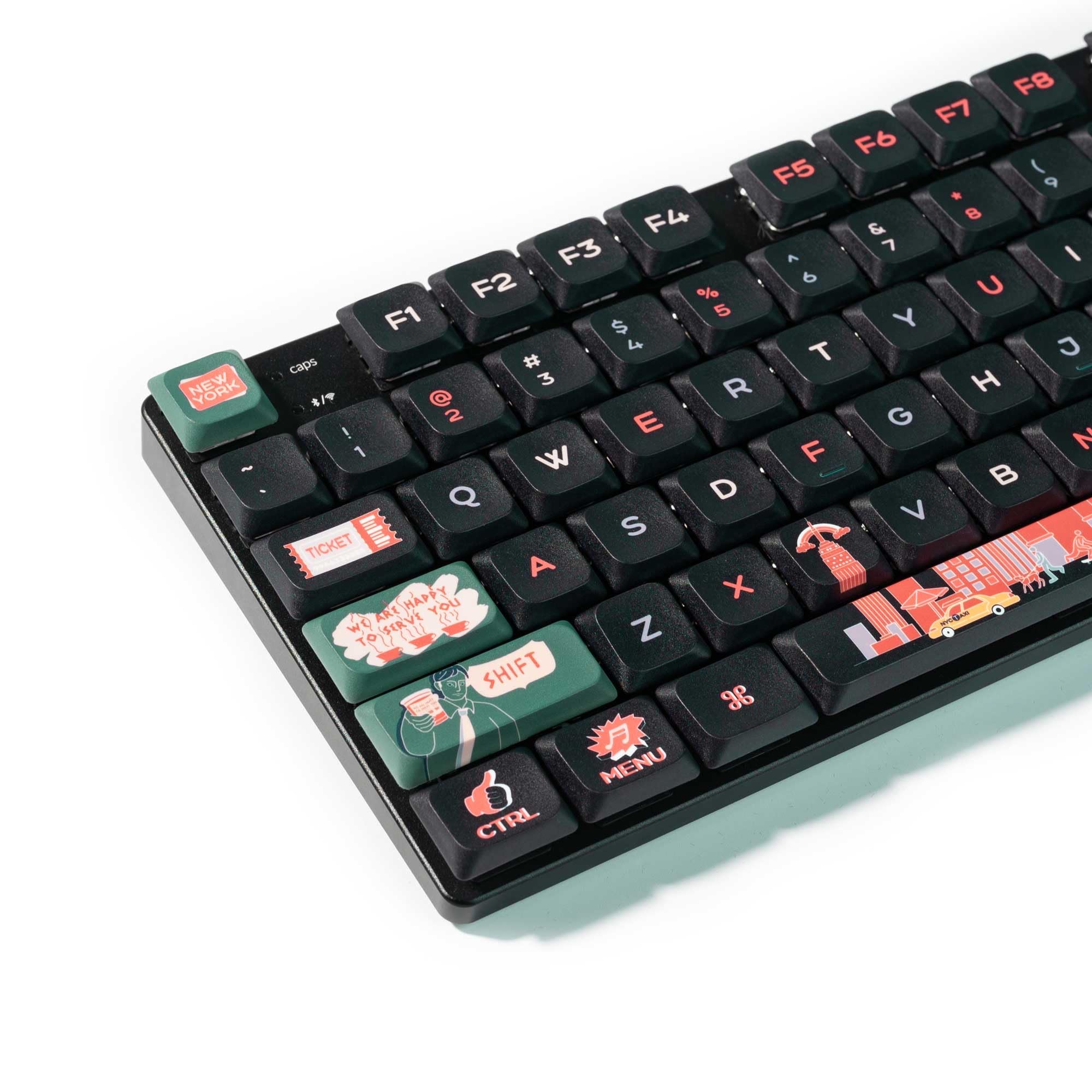Keychron Keycaps Low Profile LSA Dye-Sub PBT Full Set, Keycap Set
