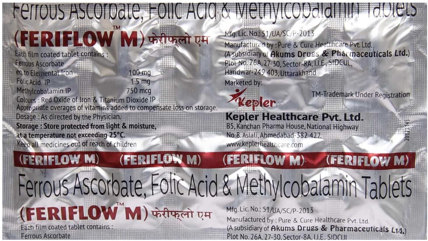 Feriflow M - Strip of 10 Tablets