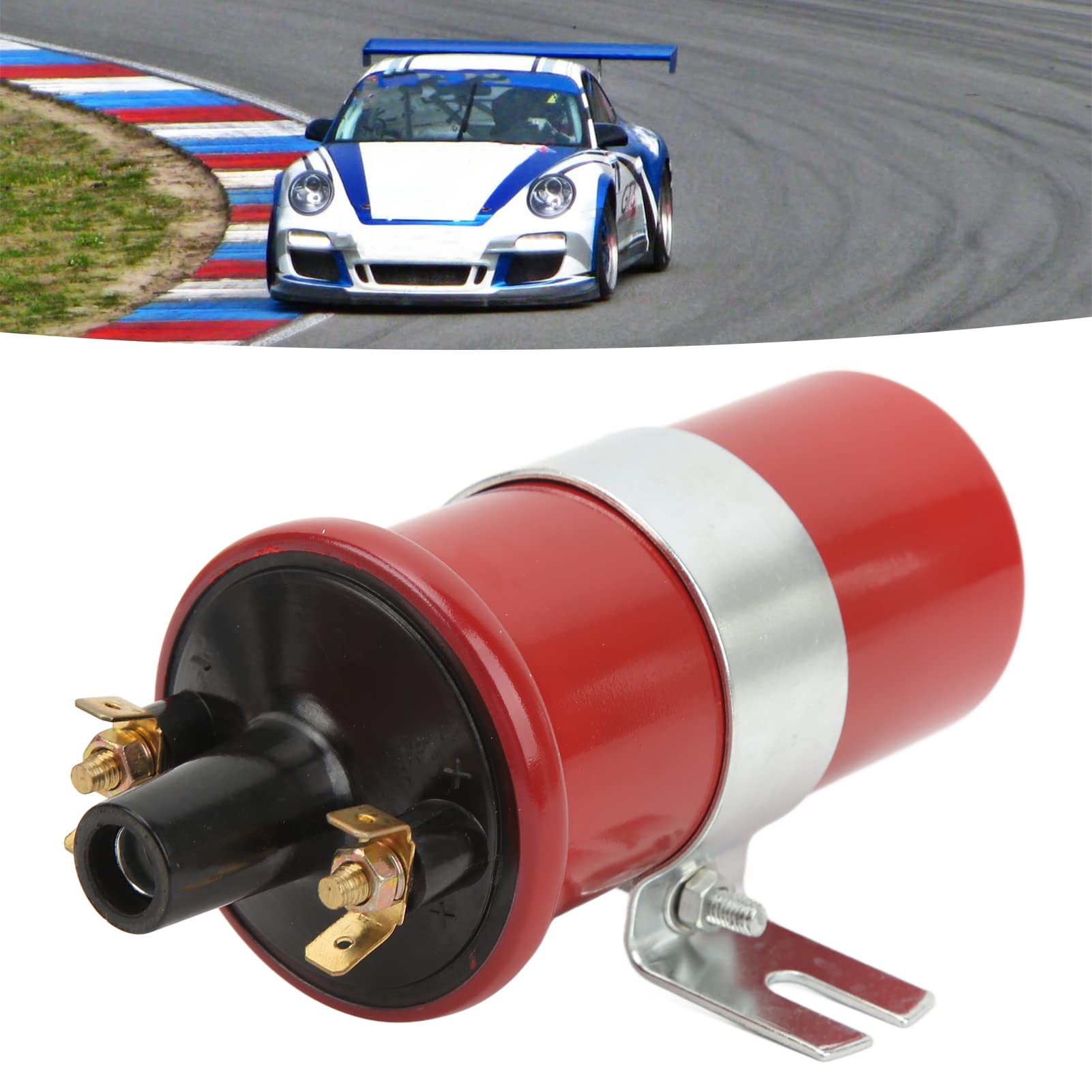 Bobine de Sport 12V Bobine de Sport DLB105 Bobine D'allumage électronique Haute Performance Remplacement de la Bobine électrique pour Accessoire de Modification Automobile