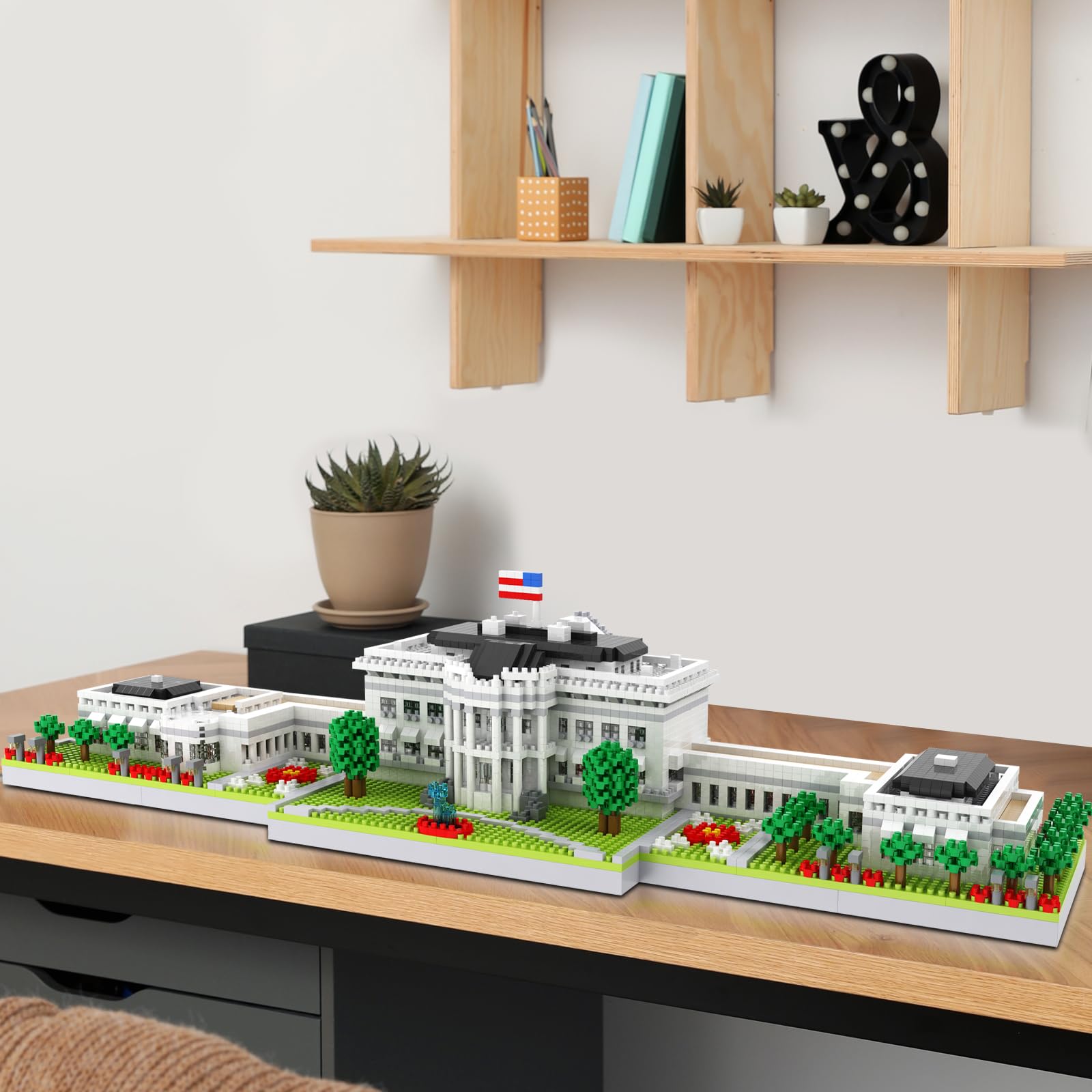 Amazon.com: CAXIMSY White House Model Micro Mini Building Block