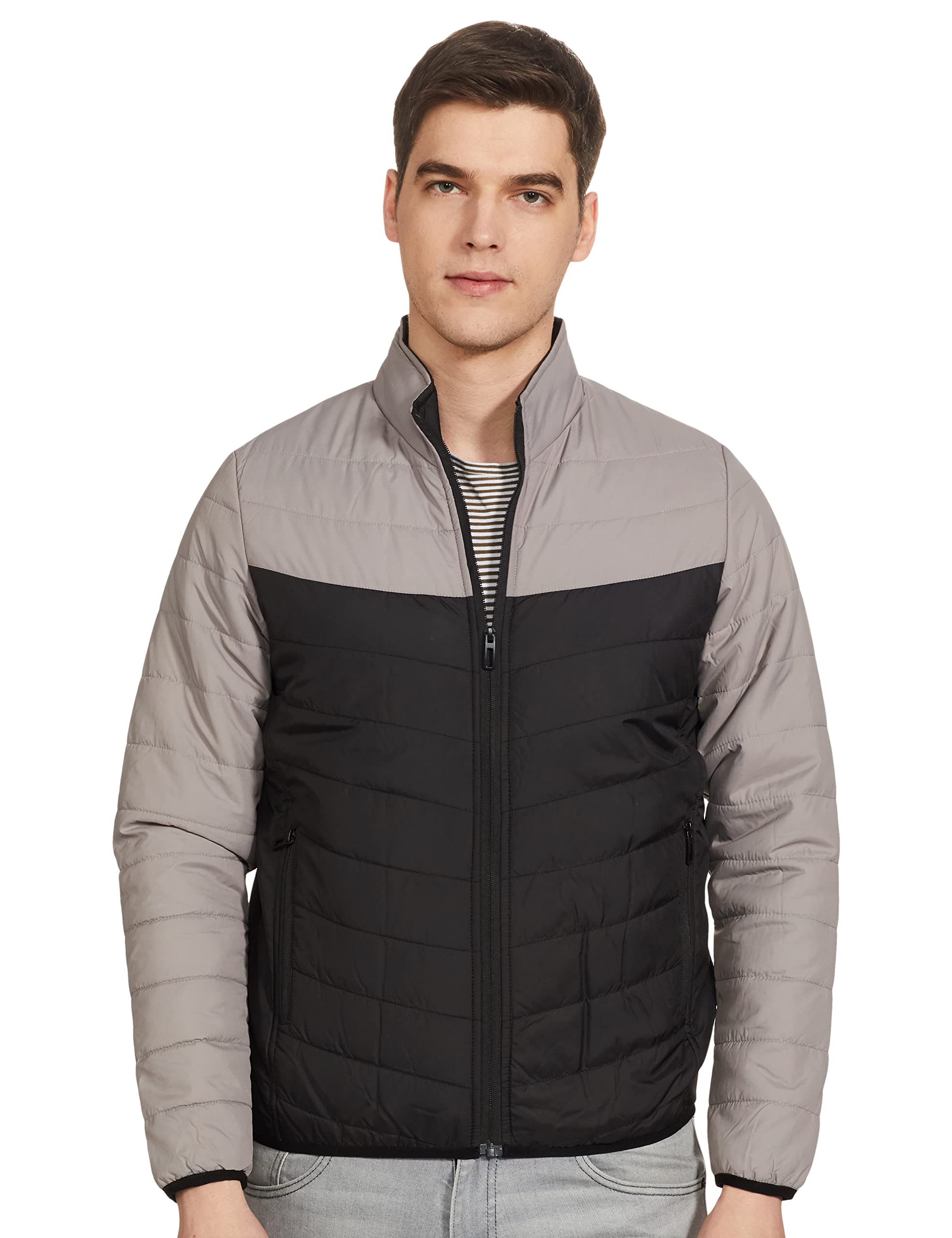spykar Polyester Blend Men's Standard Length A-Line Coat-picture-32
