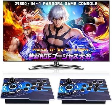 29800 in 1 Pandoras Box Retro Game Arcade Game Console with Two Separate Hosts for PC, Projector & TV 3D Games 1-4 Gamer Category Favorites List Save/Search/Hide/Pause/Delete