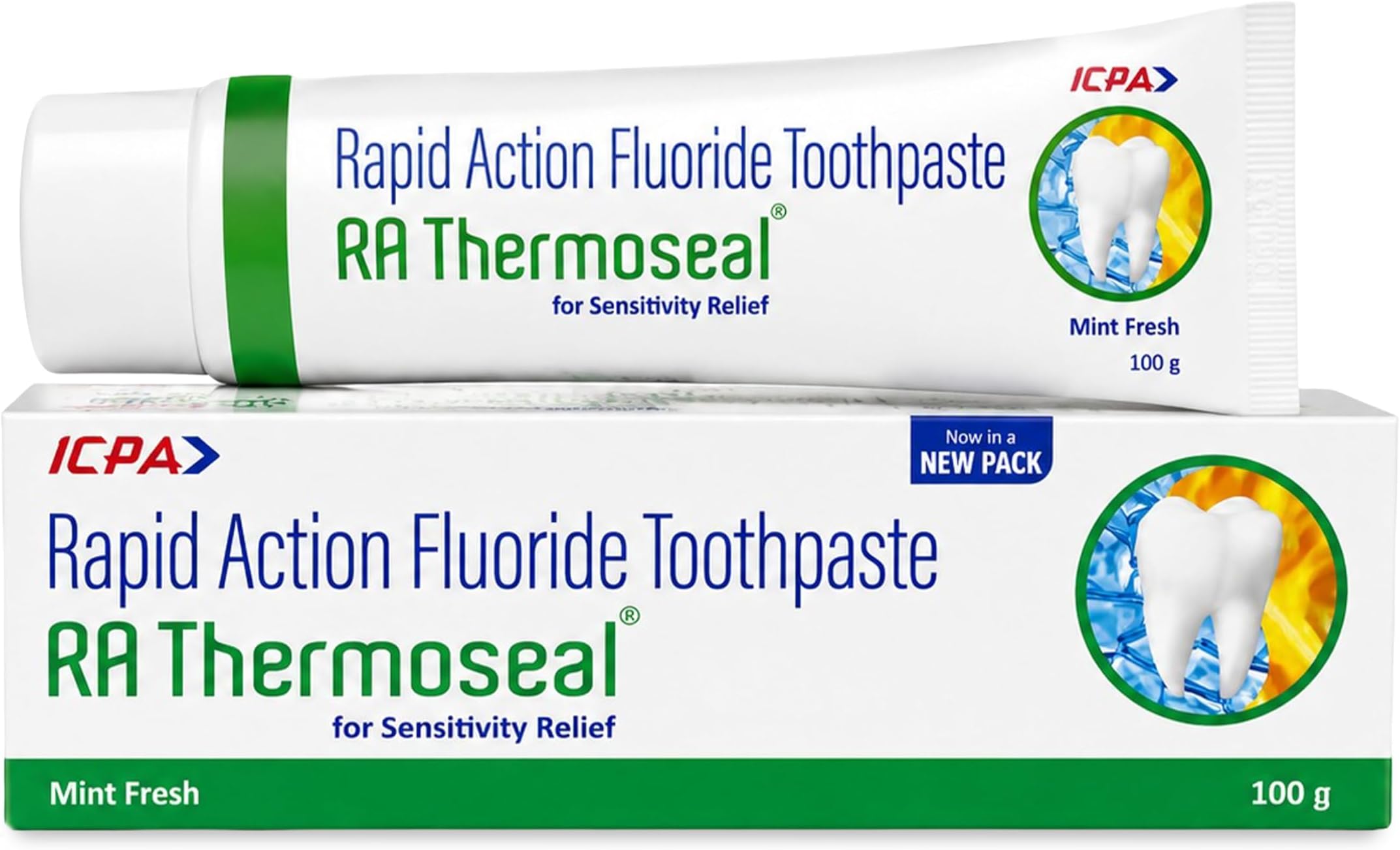 ICPA Thermoseal RA Sensitivity Rapid Action Toothpaste Repair and Protect | Tooth Paste for Daily Sensitivity Protection, Dental Pain Relief | (Pack of 1) |100 gm